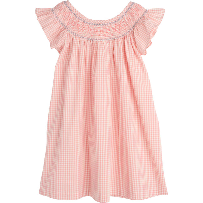 Farrah Dress, Pink Gingham - Dresses - 3