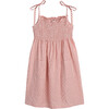 Rosie Smocked Dress, Dusty Rose Check - Dresses - 1 - thumbnail