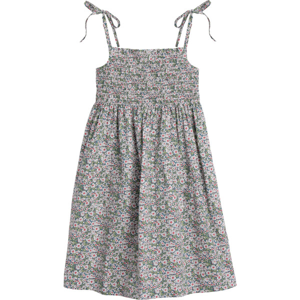 green emerald velvet dress Light Blue Floral Smocked Short Puff Sleeve Maternity Mini Dress – PinkBlush main image 0