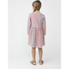Marley Long Sleeve Jersey Dress, Dusty Rose Multi Stripe - Dresses - 4