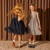 Anja Tulle Dress, Dusty Blue - Dresses - 7