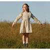 Alexandra Smocked Dress, White Ditsy Flower - Dresses - 6