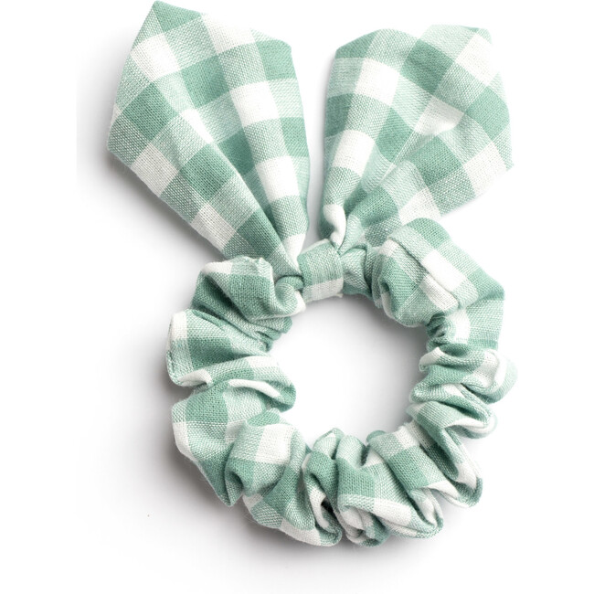 Lola Hairtie, Sage Gingham - Hair Accessories - 1