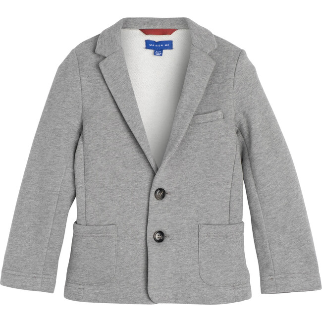Ethan Soft Blazer, Heather Grey - Blazers - 1