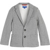 Ethan Soft Blazer, Heather Grey - Blazers - 1 - thumbnail