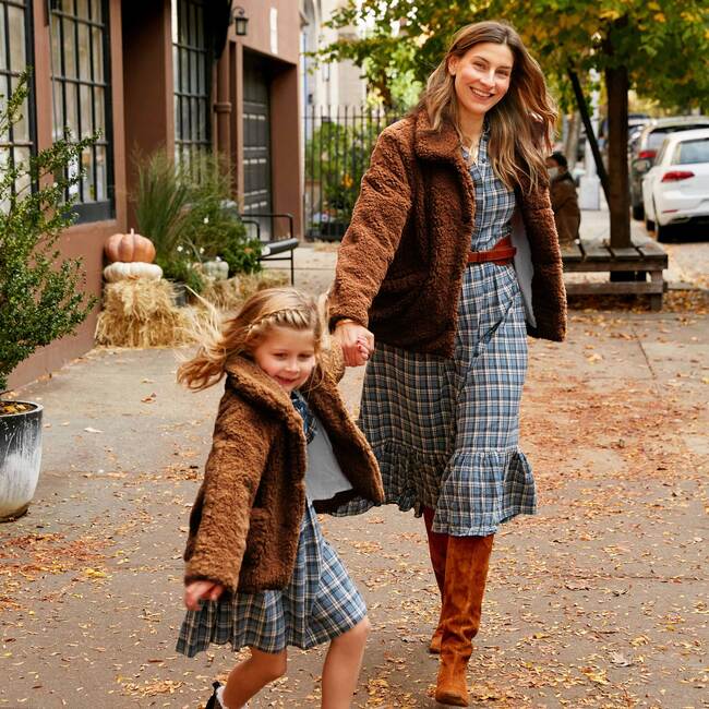 Phoebe Cropped Teddy Coat, Coco - Jackets - 3