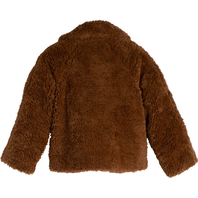 Phoebe Cropped Teddy Coat, Coco - Jackets - 4