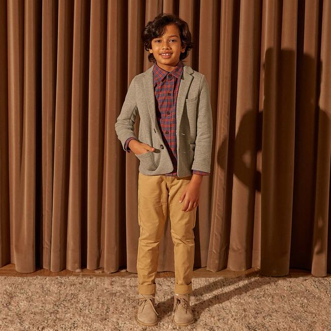 Ethan Soft Blazer, Heather Grey - Blazers - 4