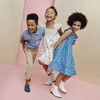 Daria Dress, White Flower Pots - Dresses - 5