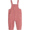 Baby Mattias Overall, Red Plaid - Overalls - 1 - thumbnail
