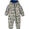 Baby Lou Puffer One Piece, Green Camo - Onesies - 1 - thumbnail