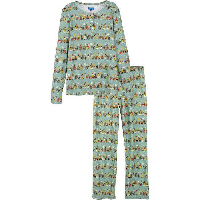 Women's Eliza Holiday Pajama Set, Winter Parade - Pajamas - 1