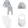 Luxe Baby Gift Set, Cream & Sage Multi - Mixed Apparel Set - 3
