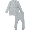 Luxe Baby Gift Set, Cream & Sage Multi - Mixed Apparel Set - 4