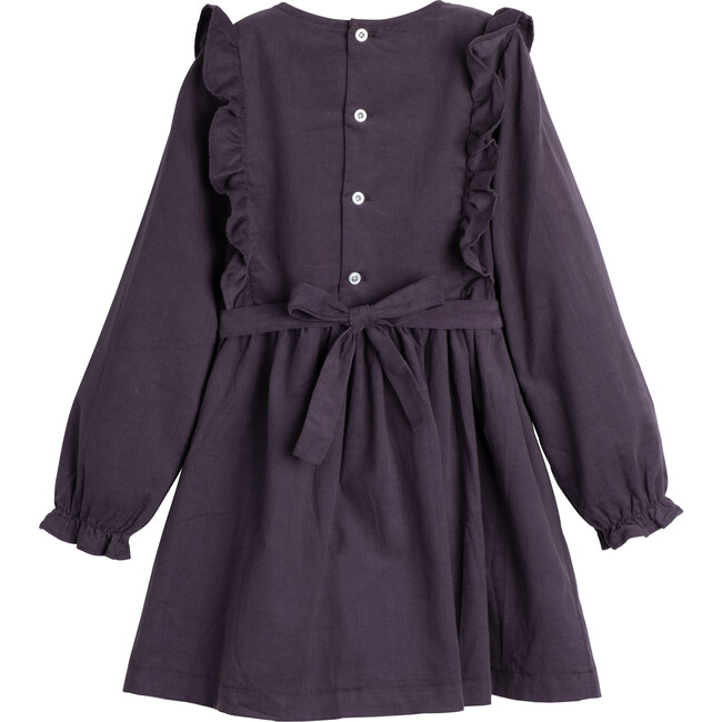 Alexandra Dress, Dusty Purple Mini Cord - Dresses - 3
