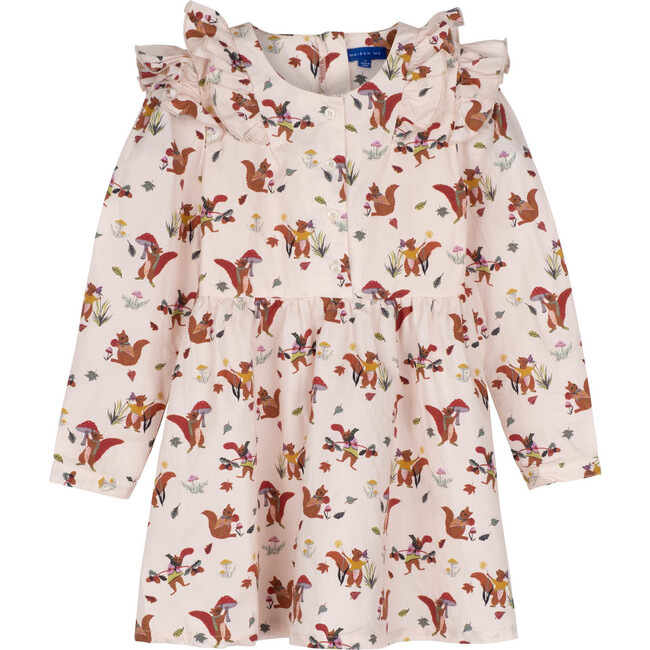 Lexi Dress, Light Pink Squirrels - Dresses - 1
