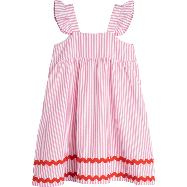 Women's Tallulah Dress, Red Stripe - Dresses - 3