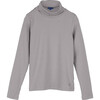 Kennedy Turtle Neck, Grey - Shirts - 1 - thumbnail