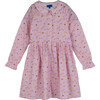 Emma Collared Dress, Lilac Snow Mushrooms - Dresses - 1 - thumbnail