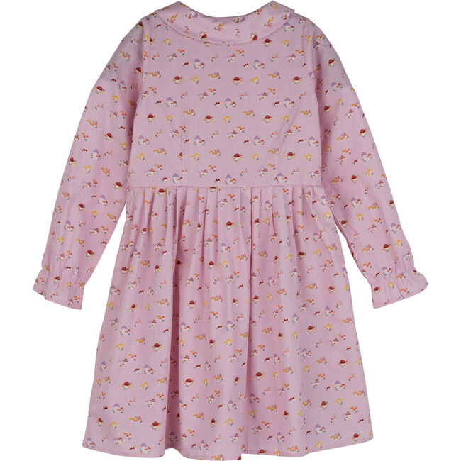 Emma Collared Dress, Lilac Snow Mushrooms - Dresses - 2
