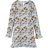Corinne Holiday Dress, Winter Mushroom Village - Pajamas - 1 - thumbnail