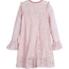 Lacey Dress, Blush Pink Lace - Dresses - 3