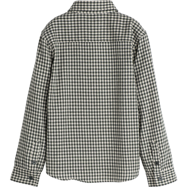 Max Button Down, Green Plaid - Shirts - 3