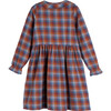 Emma Collared Dress, Peacock Blue Multi - Dresses - 3