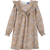 Cora Dress, Sage & Brown Floral - Dresses - 1 - thumbnail