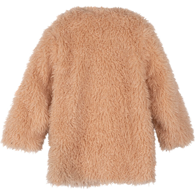 Gemma Shaggy Coat, Dusty Rose - Jackets - 3