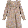Cora Dress, Sage & Brown Floral - Dresses - 2 - thumbnail