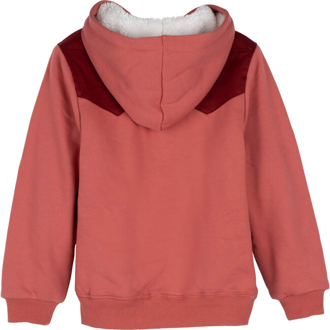 Benji Colorblock Hoodie, Dusty Darker Rose Multi - Sweatshirts - 2