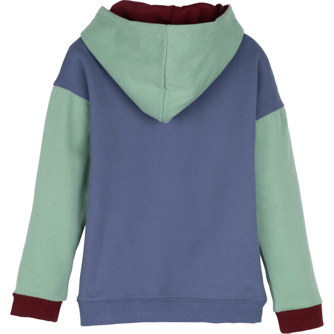 Ash Colorblock Sweatshirt, Dusty Blue Multi