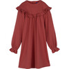 Octavia Jersey Dress, Winter Rose - Dresses - 1 - thumbnail