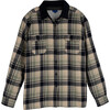 Women's Marcella Sherpa Overshirt, Sage Multi - Jackets - 1 - thumbnail