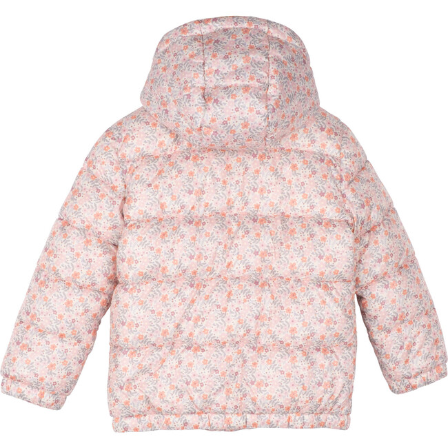 Rhodes Puffer Jacket, Brushstroke Flowers - Jackets - 3