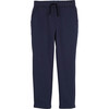 Vander Pant French Terry, Navy - Pants - 1 - thumbnail