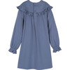 Octavia Jersey Dress, Dusty Blue - Dresses - 2
