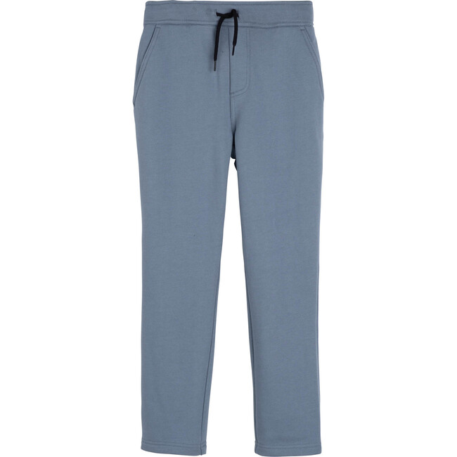 Vander Pant French Terry, Dusty Blue - Pants - 1