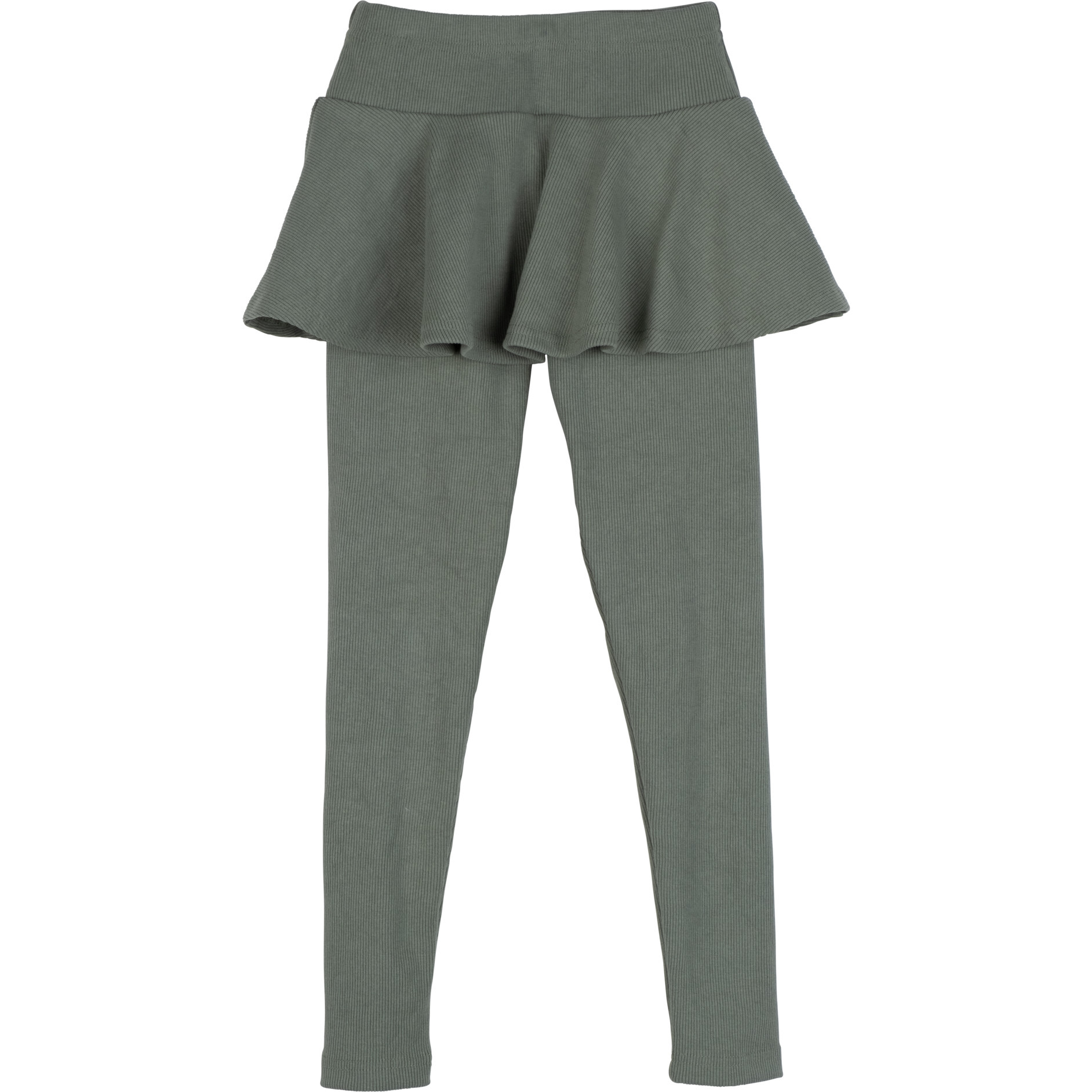 Luna Skirt Legging, Deep Sage - Leggings - 1