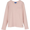 Drew Long Sleeve Tee, Blush - Shirts - 1 - thumbnail