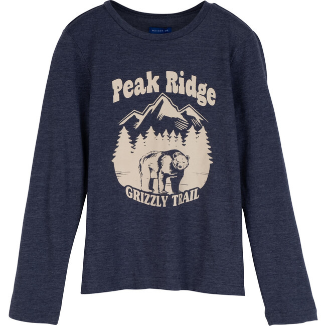 Rowan Long Sleeve Graphic Tee, Peak Ridge - Tees - 1