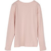 Drew Long Sleeve Tee, Blush - Shirts - 2