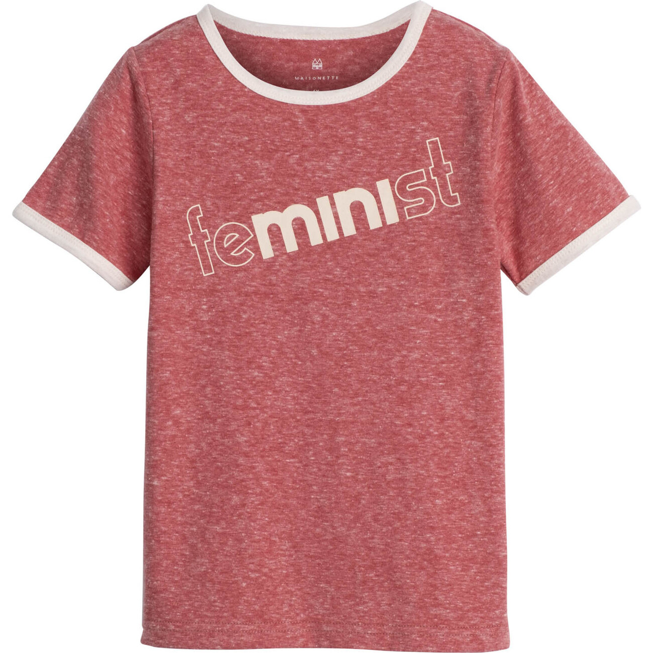 ★MIM the wardrobe★ Vintage Heart Ringer T-Shirt Cream MW25 Vintage Dropsight 