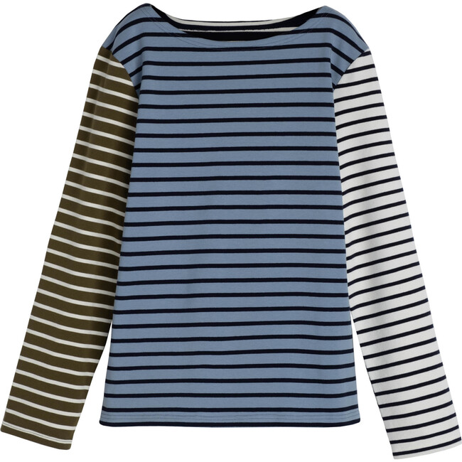 Women's Soraya Striped Long Sleeve, Blue Multi - Shirts - 1