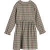 Emma Collared Dress, Green & Red Check - Dresses - 3