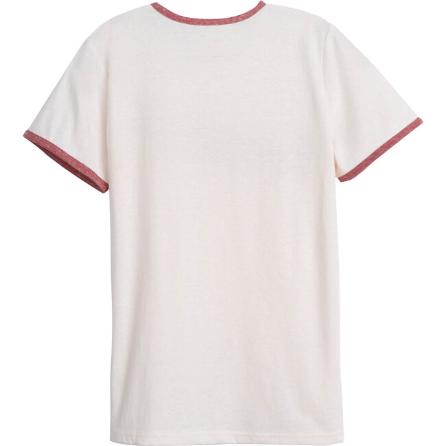 Feminist Women's Ringer Tee, Cream - Tees - 3