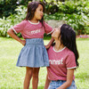 Feminist Ringer Tee, Vintage Red - Tees - 2