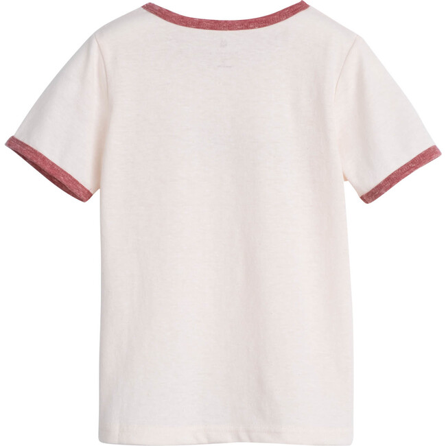 Feminist Ringer Tee, Cream - Tees - 3