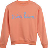 Tres Bien Adult Sweatshirt, Vibrant Peach - Sweatshirts - 1 - thumbnail